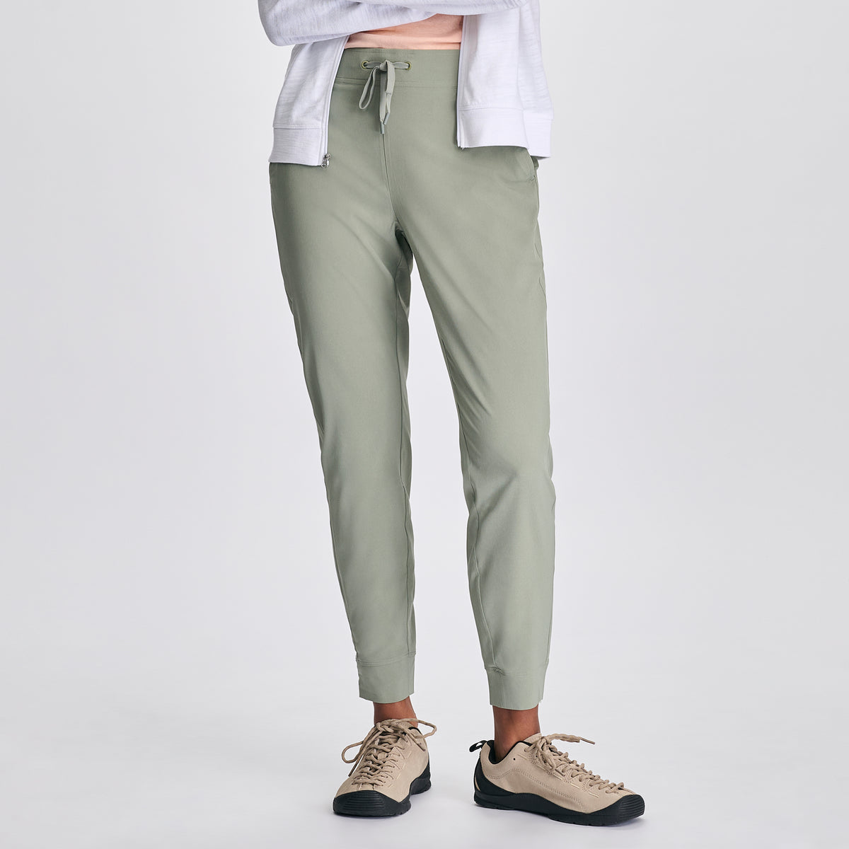 Women's Departure Stretch Mid-Rise Joggers-Sage-17
