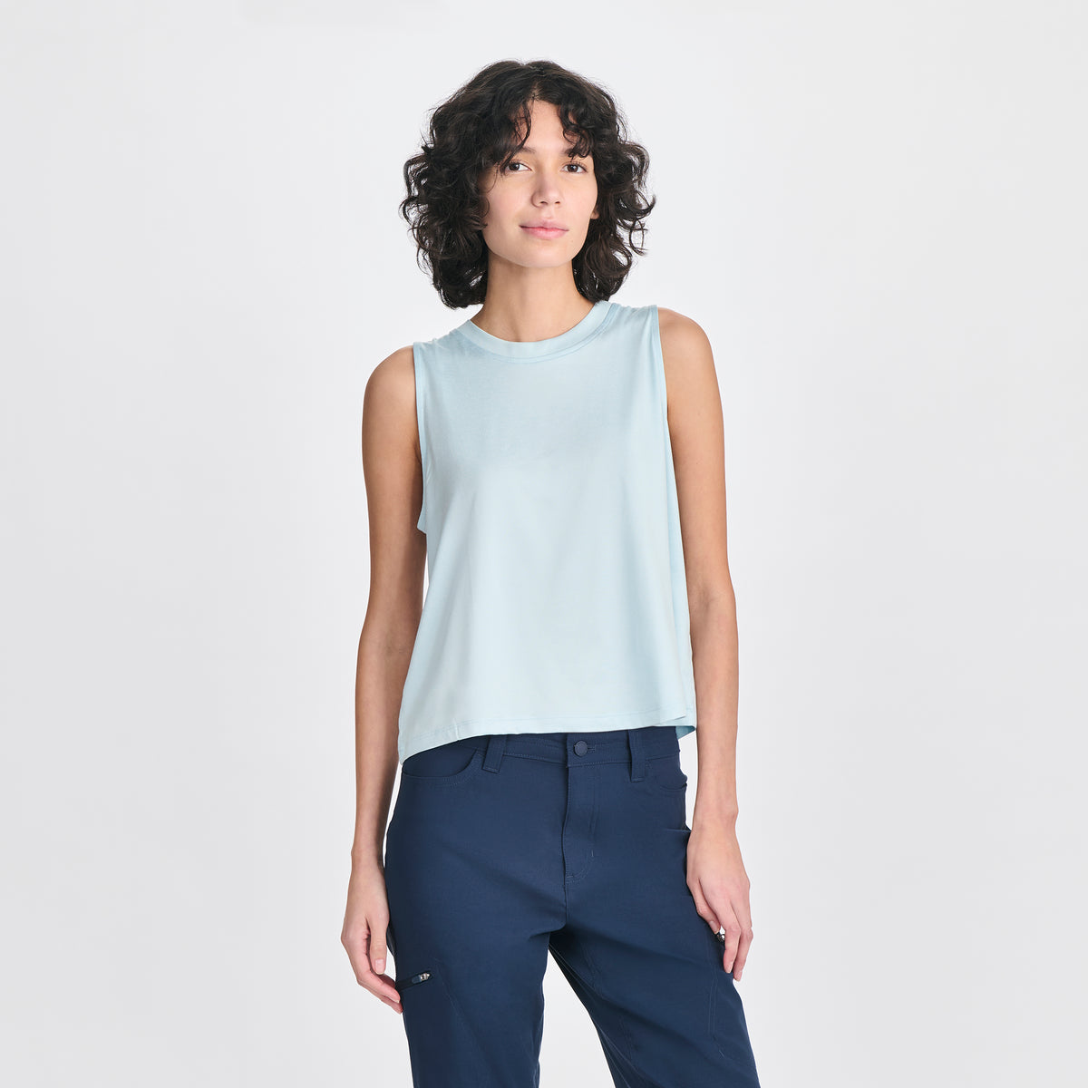 Women's Surreal Travel Tank-Pale Blue-1