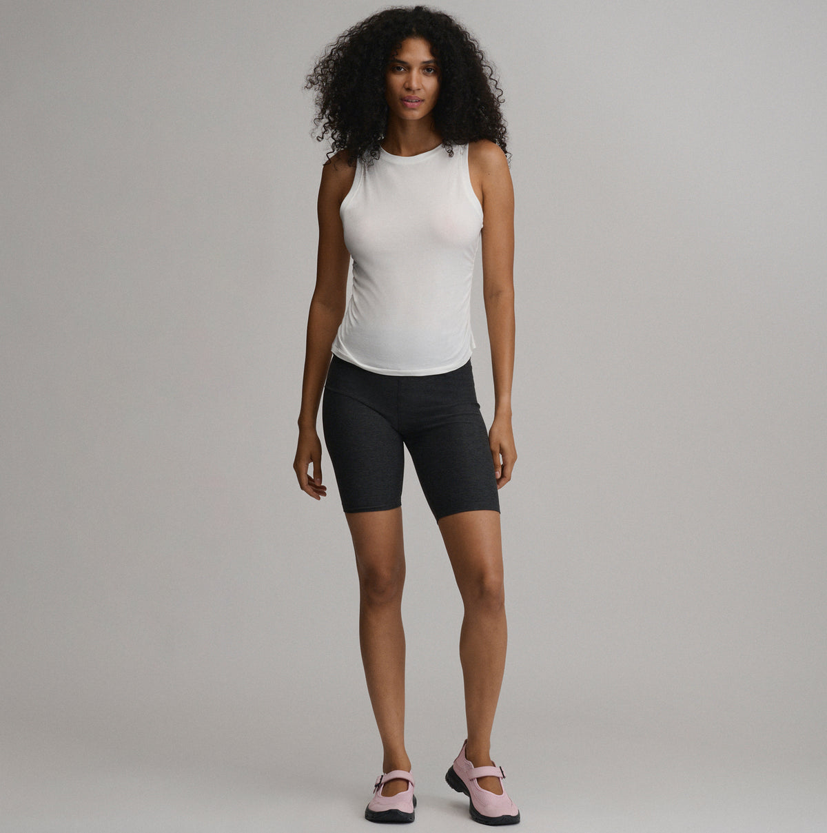 Women's Tempo Lite Tank-Snow-4