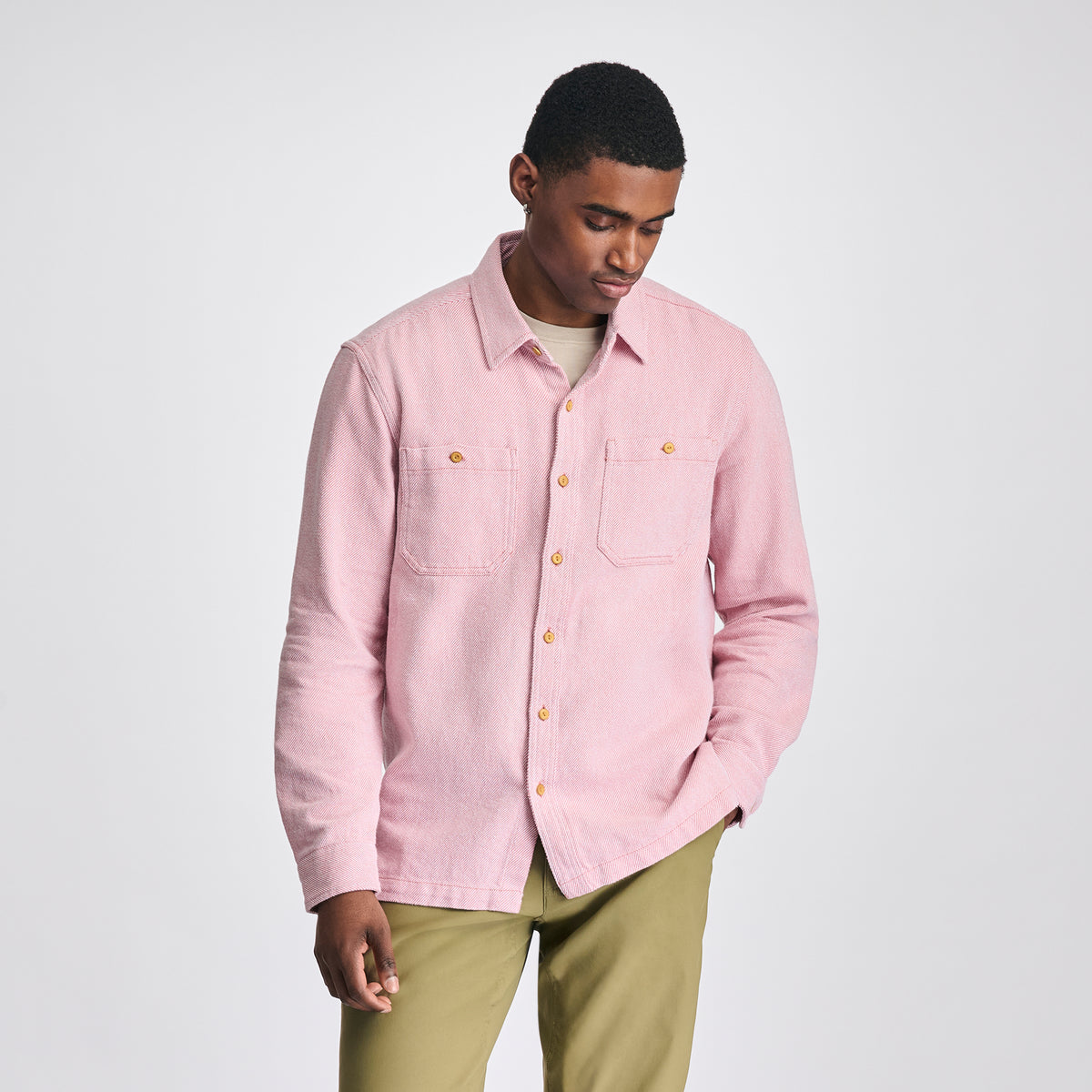 Men's Dawn Patrol Long-Sleeve Shirt-Tangelo-1