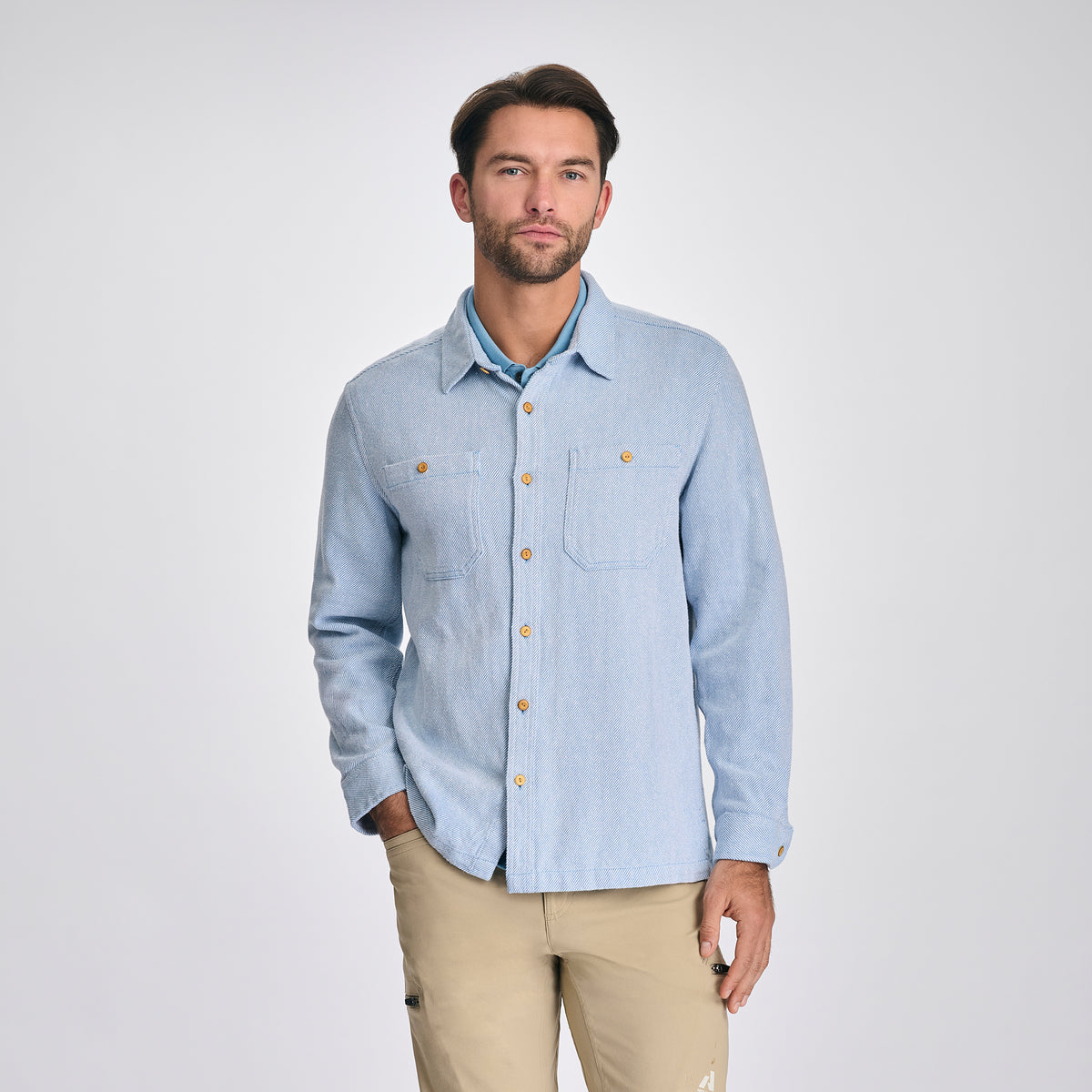 Men's Dawn Patrol Long-Sleeve Shirt-Blue Fog-6